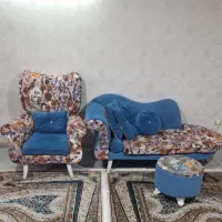 مبل 7 نفره راحتی کاملا سالم 5تومن +نهارخوری رایگان|مبلمان خانگی و میز عسلی|کرج, کمال‌شهر|دیوار