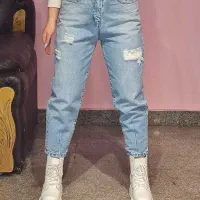 شلوار لی وکلاه پشمی