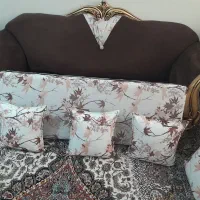 مبل راحتی ۷نفره تمیز و مرتب|مبلمان خانگی و میز عسلی|مشکیندشت, |دیوار