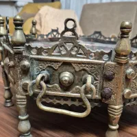 منقل برنجی قدیمی|کلکسیون اشیاء عتیقه|تبریز, |دیوار