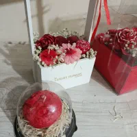 فروش انواع گیفت شمعی و باکس گل شمعی|گل مصنوعی|سبزوار, کلاته سیفر|دیوار
