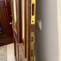 درب ضد سرقت چوب گردو|مصالح و تجهیزات ساختمان|فولادشهر, مسکن مهر فولادشهر|دیوار