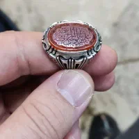 انگشتر عقیق خطی