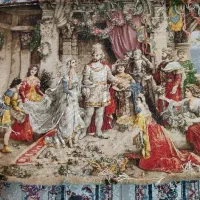 تابلو فرش دست بافت تاج گذاری|تابلو فرش|اسلامشهر, زرافشان|دیوار