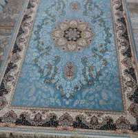فرش 6 متری  نو  فیروزه ای