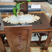 میزنهارخوری چهار نفره چوبی
