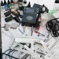 دستگاه تتوبدن وابروشیدردوموتورقوی باترانس پدال و