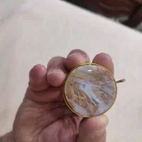 گردنبند عقیق بسیار زیبا نو کار خودم با قاب برنجی|جواهرات|کرج, شاهین‌ویلا|دیوار