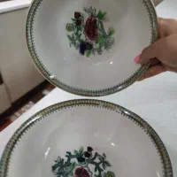 ۲ عدد کاسه ست هم چینی عتیقه