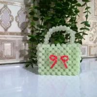 مینی بگ مرواریدی روز دختر|کیف، کفش، کمربند|بیرجند, |دیوار