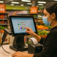 تجهیزات صندوق فروشگاهی پرینتر دار ok pos ، hp|فروشگاه و مغازه|رشت, منظریه|دیوار