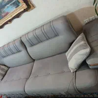 کاناپه تخت خواب شو ۵ نفره شیک و تمیز درحد|مبلمان خانگی و میز عسلی|مشهد, حجت|دیوار