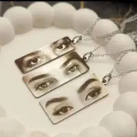 پلاک و گردنبند و دستبند با چاپ ولنتاین