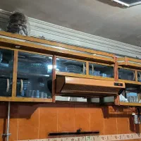 کابینت آلمینیوم اجاق گاز ظرف شوی|مصالح و تجهیزات ساختمان|سیلوانه, |دیوار