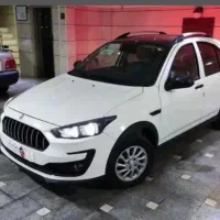 ماشین اطلس g سفید مشکی با مشتری واقعی کنار میام