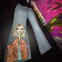 لباس های نقاشی شده فروش فوری