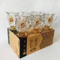 لیوان و استکان های لب طلا دستی۳۰۰ت|ظروف سرو و پذیرایی|میاندوآب, |دیوار