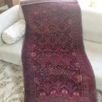 گلیم دست باف پرگره پشمی جاجیم دوزی شده ،شب چله|گلیم، جاجیم، گبه|مشهد, کوه سنگی|دیوار