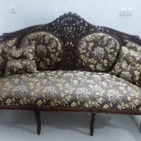 استیل سلطنتی ۹ نفره چوب گردو روکوبی جدید|مبلمان خانگی و میز عسلی|برخوار, |دیوار