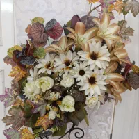 گل مصنوعی پارچه ای زیبا|گل مصنوعی|مشهد, شریف|دیوار