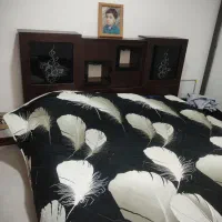 تخت دونفره تمام ام دی اف|تخت و سرویس خواب|ساوه, |دیوار