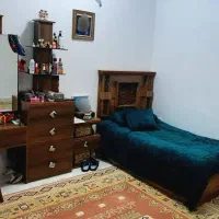 تختخواب وکمد و پاتختی و میز تلویزیون و یک جفت بوفه|تخت و سرویس خواب|دیلم, |دیوار