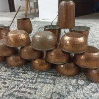 مس لیوان و ماست خوری و قهوه جوش