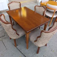 ناهارخوری چوب روس|میز و صندلی غذاخوری|دورود, |دیوار