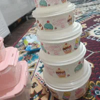 مقداری وسایل آشپزخانه در حد نو|ظروف نگهدارنده، پلاستیکی، یک‌بارمصرف|بروجرد, |دیوار