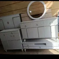 لارک اینه کنسول ومیز جا کفشی ست. آینه کنسو ل|بوفه، ویترین، کنسول|خرم‌آباد, |دیوار