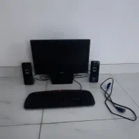مانیتور و بلندگو و صفحه کلید
