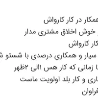 نیاز به همکاربرای کاردرکارواش.|استخدام سرایداری و نظافت|بندر ماهشهر, |دیوار