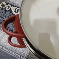 قابلمه و تابه رنگ زرشکی|ظروف پخت‌وپز|تهران, گمرک|دیوار