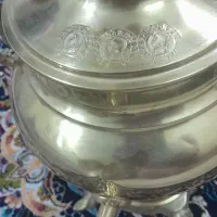 سماور برنجی چهار مهر