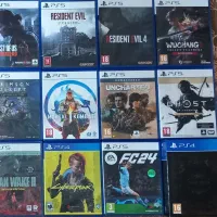 دیسک های بازی ps4/ps5 و استند