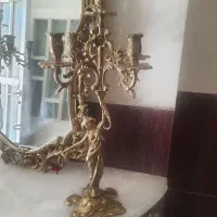 آینه شمعدان برنجی سنگین وزن|صنایع دستی و سایر لوازم تزئینی|مشهد, کوثر|دیوار