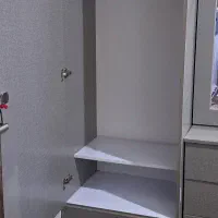 کمدلباس نقره ای متالیک