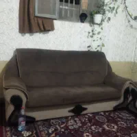 مبل ۵نفره کارکرده در حد نو|مبلمان خانگی و میز عسلی|شیراز, شریف‌آباد|دیوار