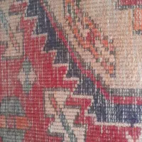 کناره دست بافت قدیمی|فرش|مهریز, |دیوار