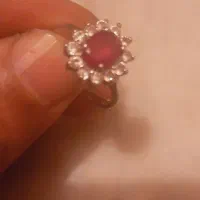 یاقوت برمه اناری عتیقه عکس با uv|کلکسیون اشیاء عتیقه|تهران, امام حسین|دیوار