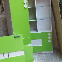 تخت و کمد کودک|تخت و سرویس خواب|کبودرآهنگ, |دیوار