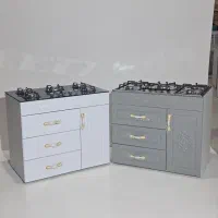 اجاق گاز طرح MDF شیشه ای و استیل(با ضمانت معتبر)|اجاق گاز و لوازم برقی پخت‌وپز|تهران, مشیریه|دیوار