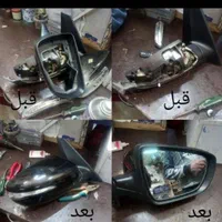 تعمیر آیینه بغل خودروتاشو برقی وساده خارجی ایرانی