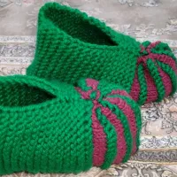 پاپوش بافتنی|لباس|بدره, |دیوار