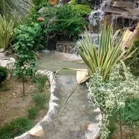 ساخت آبشار برای باغ و ویلا