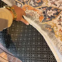 فرشینه گرد قطر یک ، ترک اصل|گلیم، جاجیم، گبه|قوچان, |دیوار