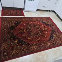 یک تخته فرش ۴ متری بهمراه پادری ست فرش