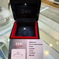 انگشتر تک تاش الماس zen