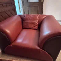 مبل چرم بسیار تمیز|مبلمان خانگی و میز عسلی|کرج, حاجی آباد|دیوار