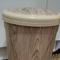سطل زباله بزرگ تمیزونوطرح چوب شیک زیبا